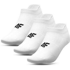 4F H4L21-SOM004 WHITE+WHITE+WHITE Ponožky EU 39/42 H4L21-SOM004 WHITE+WHITE+WHITE