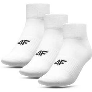 4F H4L21-SOM007 WHITE Ponožky EU 43/46 H4L21-SOM007 WHITE+WHITE+WHITE
