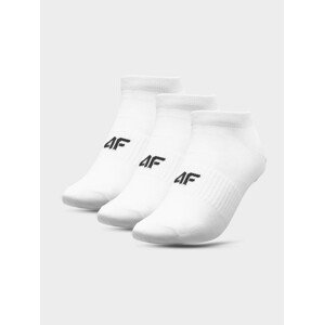 4F H4L22-SOM301 WHITE+WHITE+WHITE Ponožky EU 39/42 H4L22-SOM301 WHITE