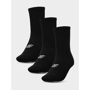 4F H4L22-SOM303 DEEP BLACK+DEEP BLACK+DEEP BLACK Ponožky EU 43/46 H4L22-SOM303 DEEP BLACK