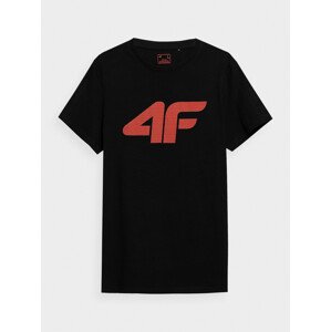 4F 4FSS23TTSHM537 BLACK Pánské tričko US S 4FSS23TTSHM537 BLACK