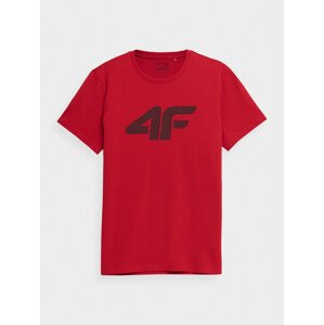 4F 4FSS23TTSHM537 RED Pánské tričko US S 4FSS23TTSHM537 RED