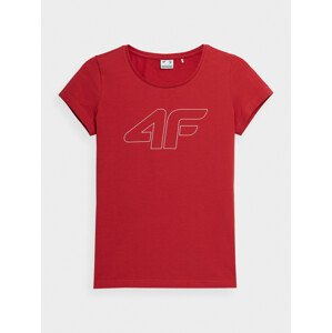 4F 4FAW23TTSHF0907 RED Dámské tričko US M 4FAW23TTSHF0907 RED